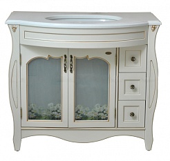 Атолл Тумба с раковиной "Ривьера 100" dorato – фотография-1